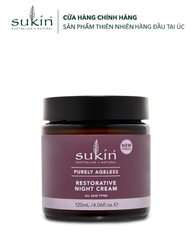 [HSD 2027] Sukin Kem Dưỡng Đêm Ngăn Ngừa Lão Hóa Purely Ageless Restorative Night Cream 120ml