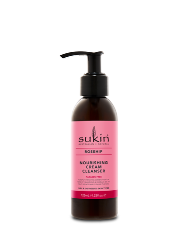 [HSD 2027] Sukin Kem Rửa Mặt Tầm Xuân Sáng Mịn Da Rosehip Nourishing Cream Cleanser  125ml