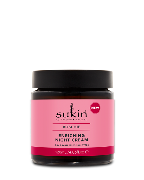 [HSD 2027] Sukin Kem Dưỡng Đêm Tầm Xuân Sáng Mịn Da Rosehip Enriching Night Cream 120ml