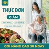 Thực đơn giảm cân cho người đang có bệnh lý (Gói nâng cao 30 ngày)