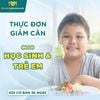 thực đơn giảm cân cho học sinh trẻ em