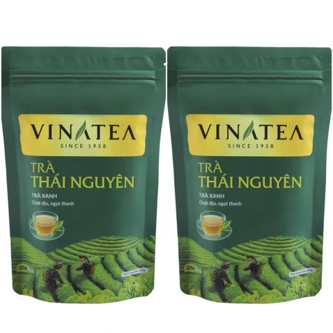  Combo 2 túi Trà Vinatea Thái Nguyên sợi rời túi ziplock 200g 