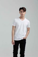 Áo Thun Nam Basic Slim Fit Cổ Tim MTS 1167