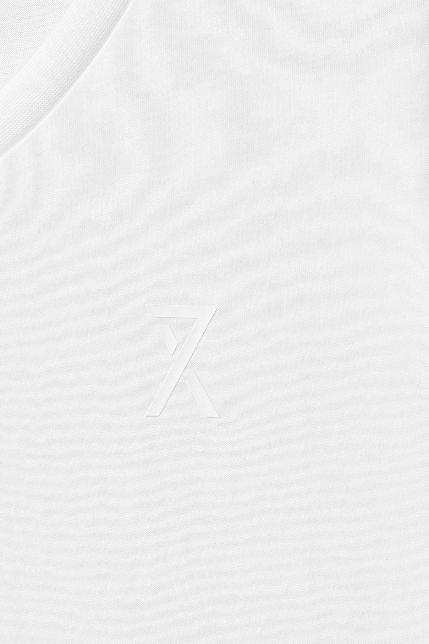 Áo thun Nam Cổ Tim Basic Vải Đốm In Logo X MTS 1167 - 