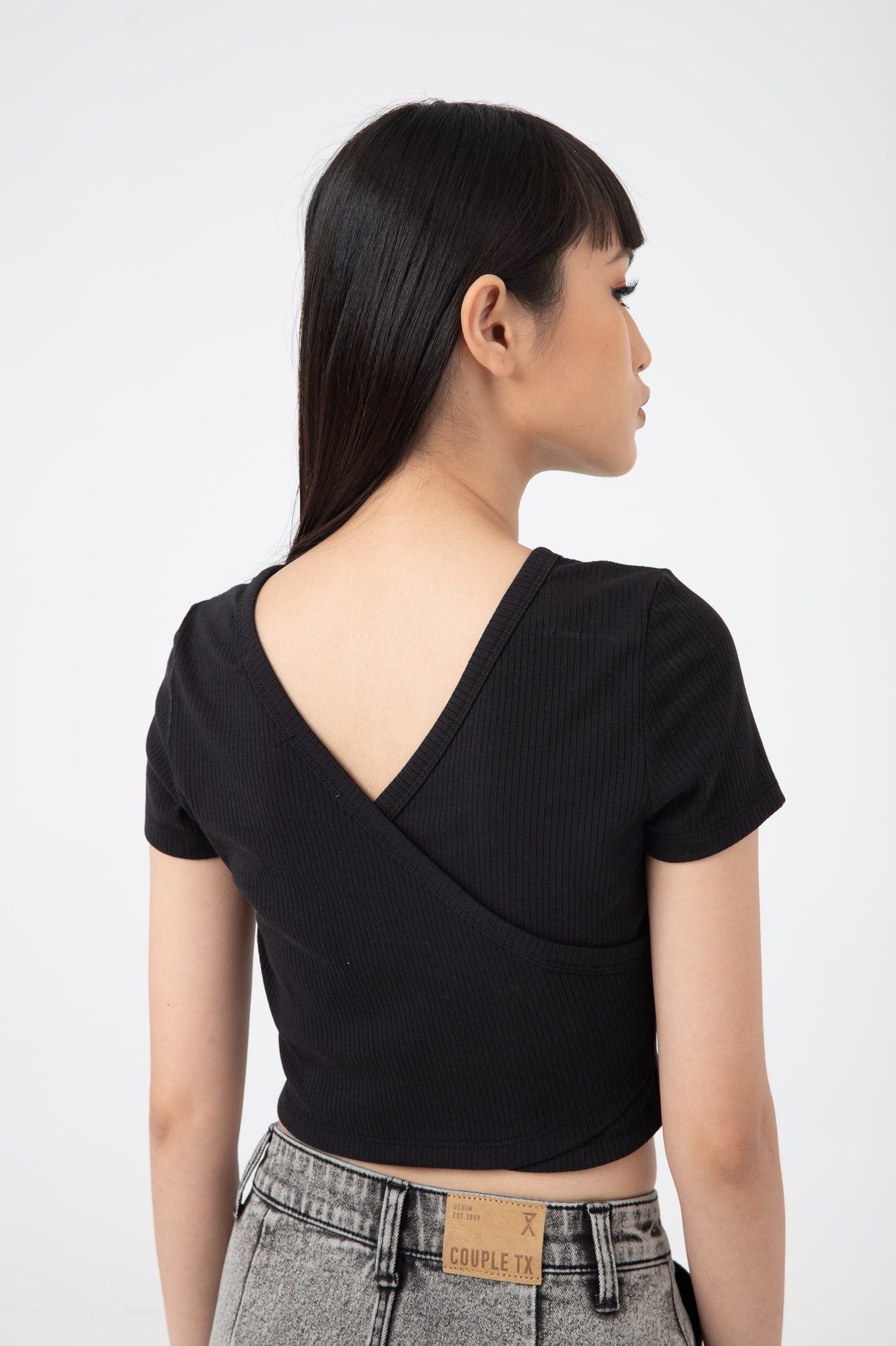  Áo thun Nữ Đắp Chéo Thân Sau WTS 2165 