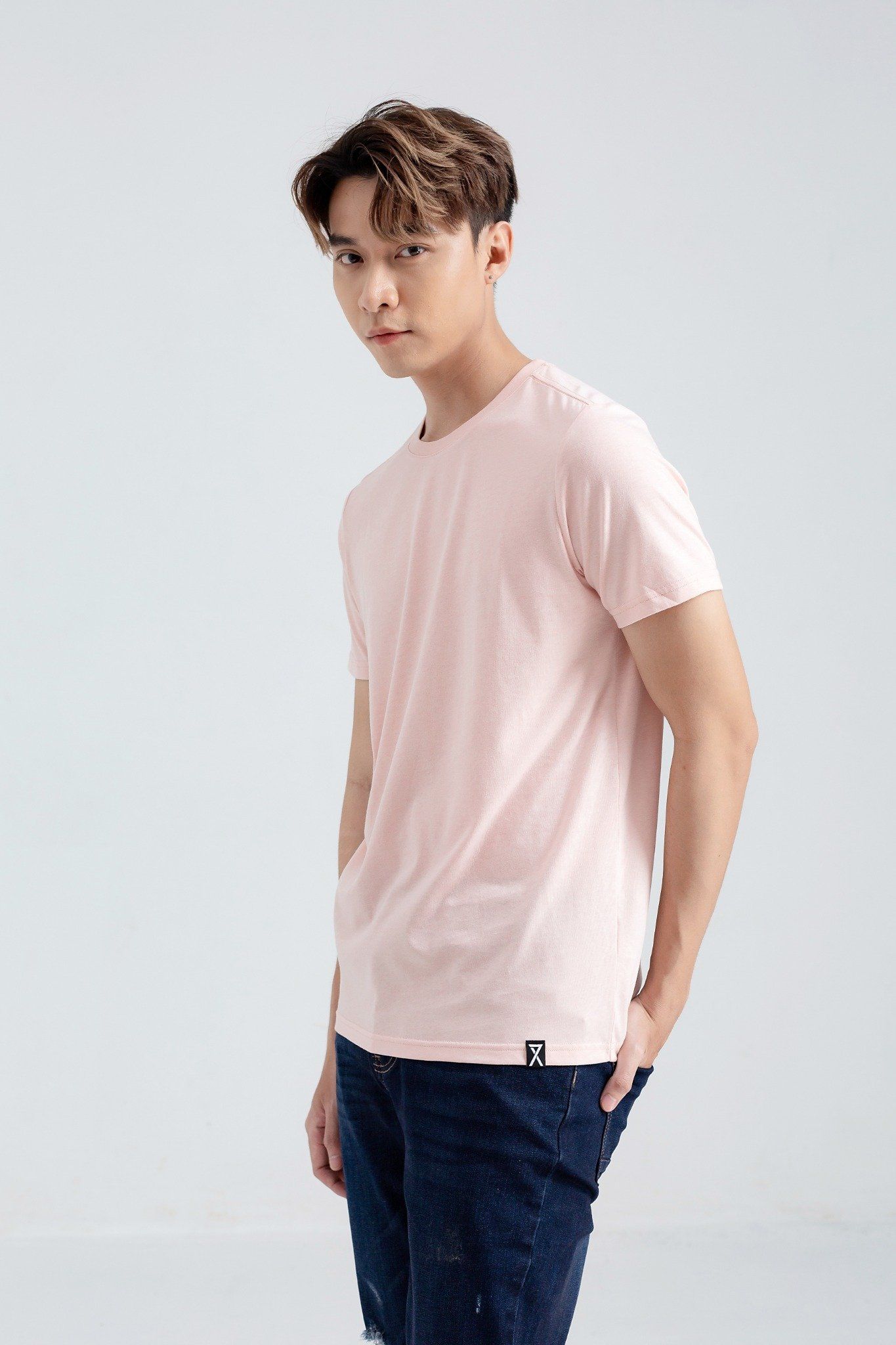  Áo Thun Nam Slim Fit Basic Cổ Tròn MTS 1132 