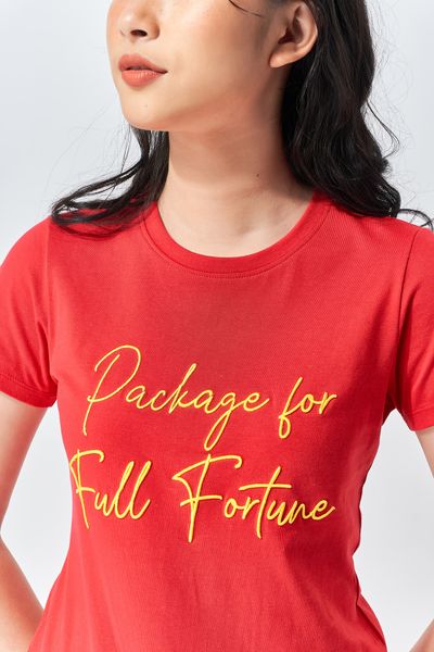 Áo Thun Package For Full Fortune Nữ WTS 2039 - 