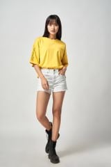 Áo Thun Nữ Oversize Khoét Cổ WTS 2063