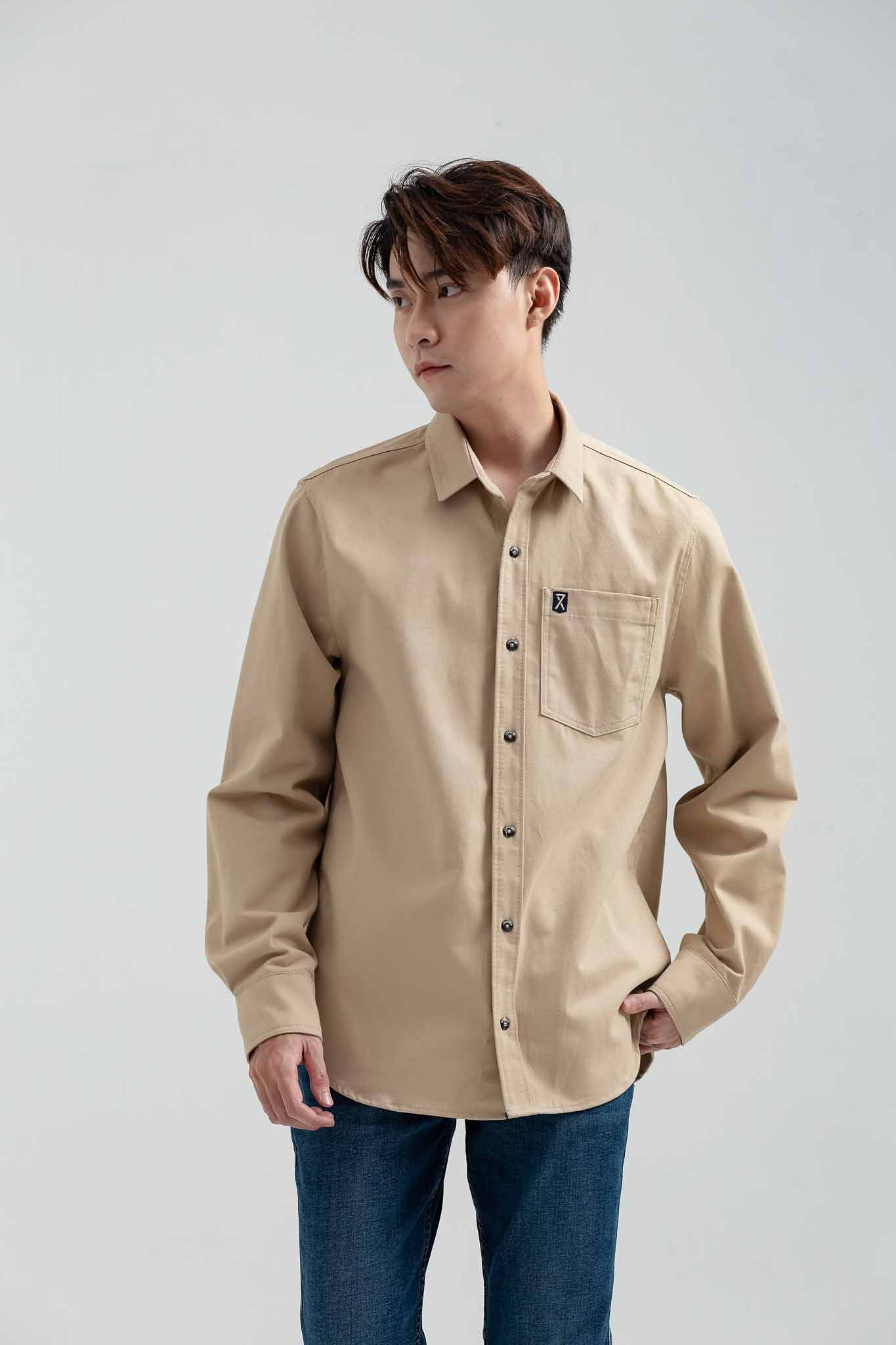 Sơ mi Nam Ngắn Tay Túi Đắp MSH 1012  áo sơ mi nam  COUPLE TX