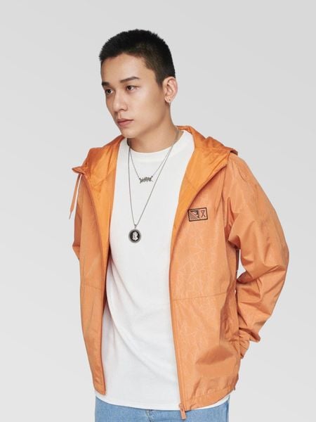  Áo Khoác Nam Dù Trượt Nước Emboss Hoa Văn MOP 1038 