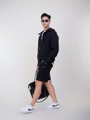 Quần short Nam Regular Thun 2 Da Lưng Thun MSR 1044