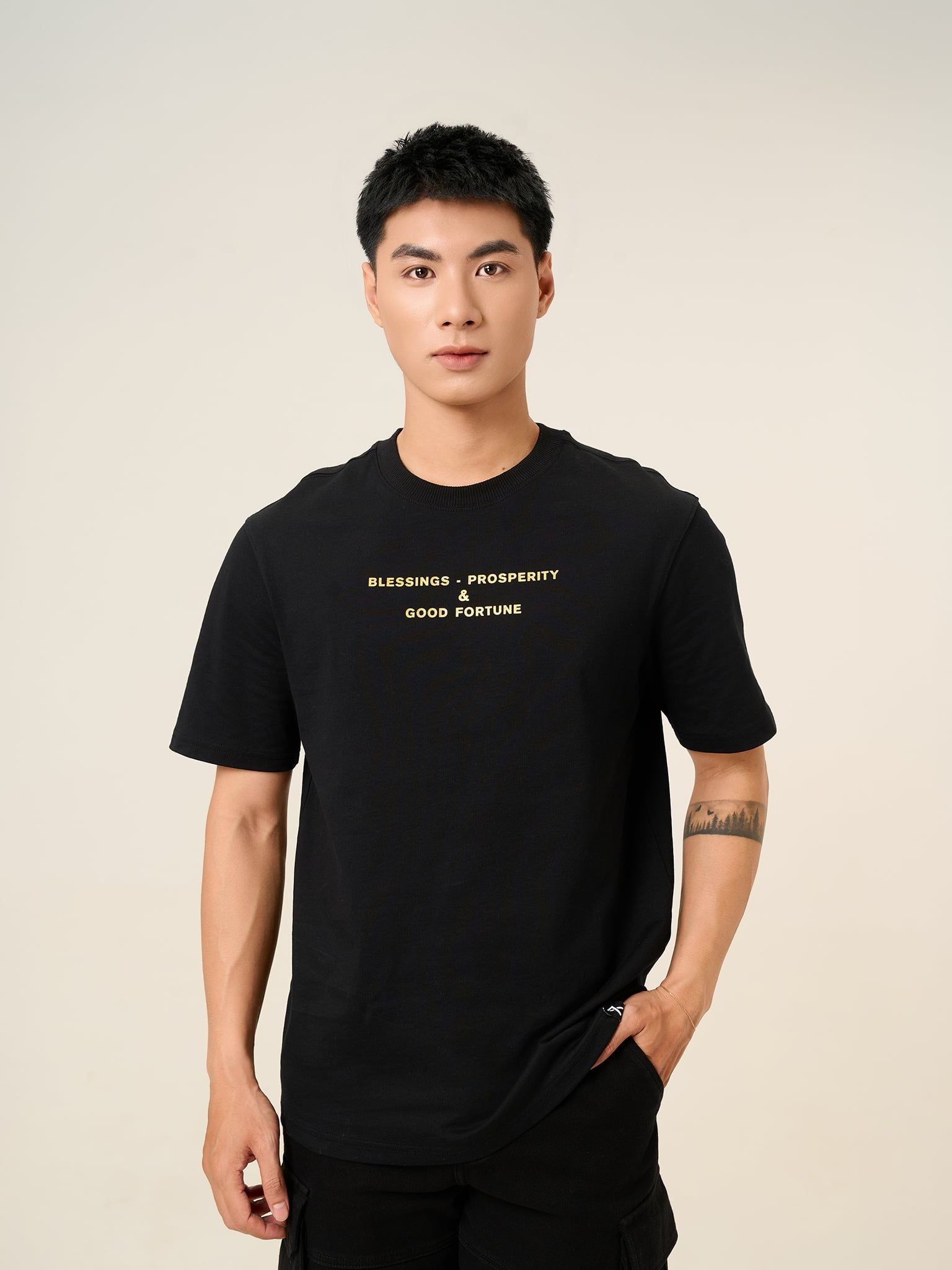  Áo Thun Nam Relax New Year New Me MTS 1488 