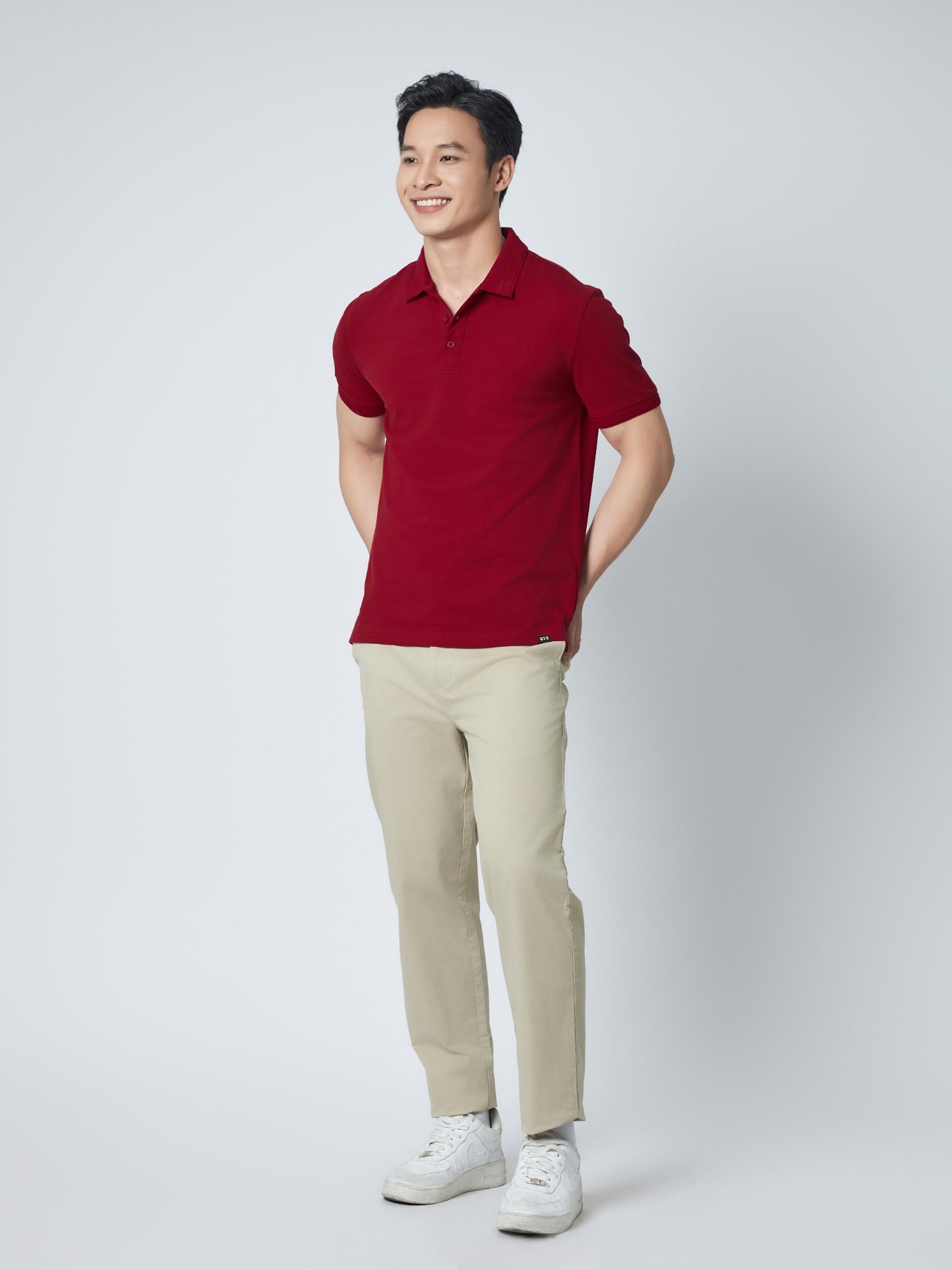 Áo Polo Nam Regular Basic MPO 1351 - Đỏ Đô Red Dahlia