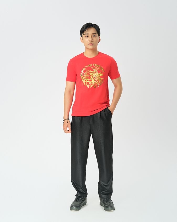  Áo Thun Nam Tết Spiritual Dragon MTS 1386 