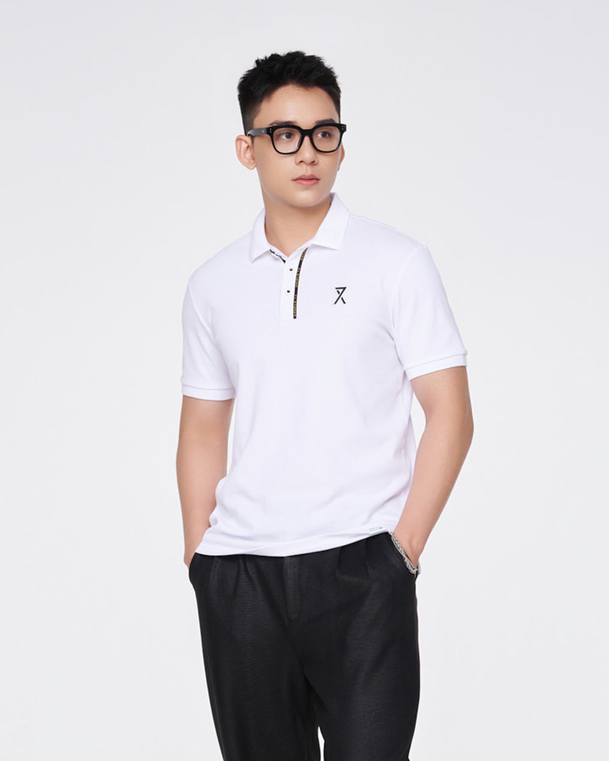 Áo Polo Nam Iscra MPO 1044 - Trắng