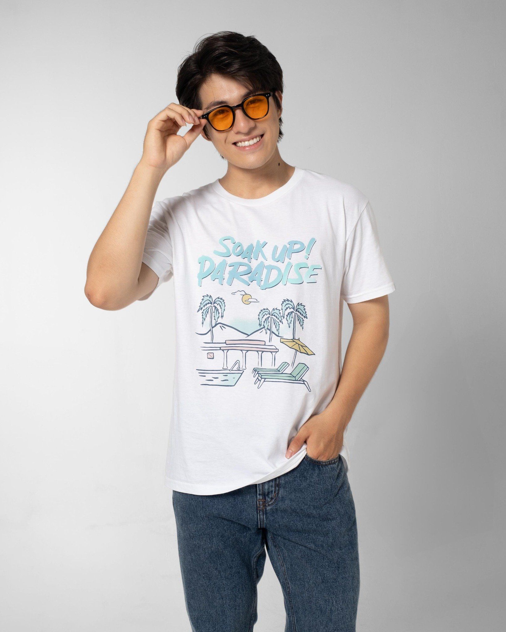 Áo Thun Nam Soak Up Paradise  MTS 1362 