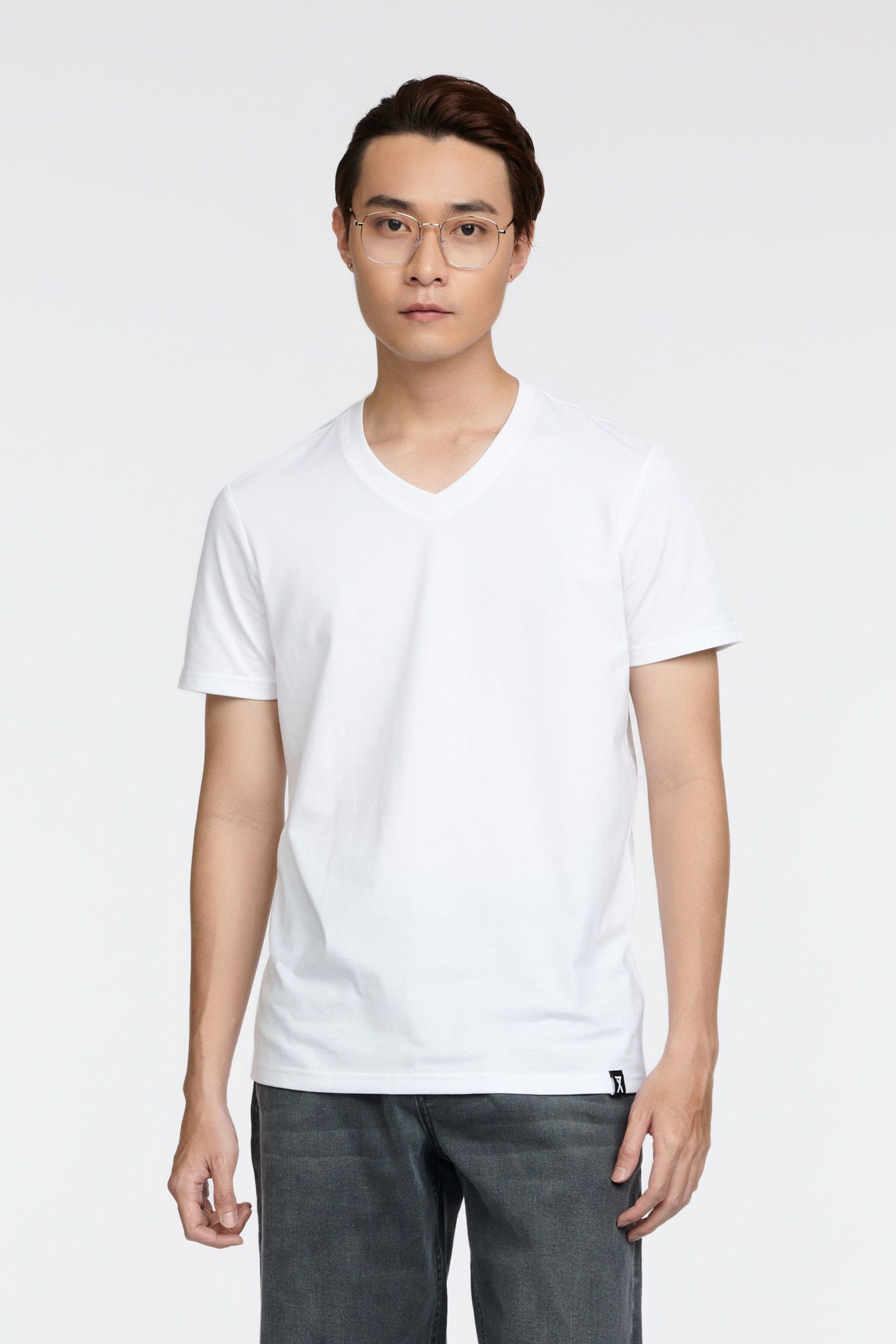  Áo Thun Nam Basic Cổ Tim MTS 1247 