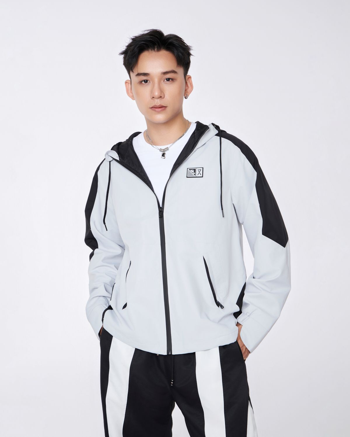  Áo Khoác Nam Dù Trượt Nước Phối Màu MOP 1048 