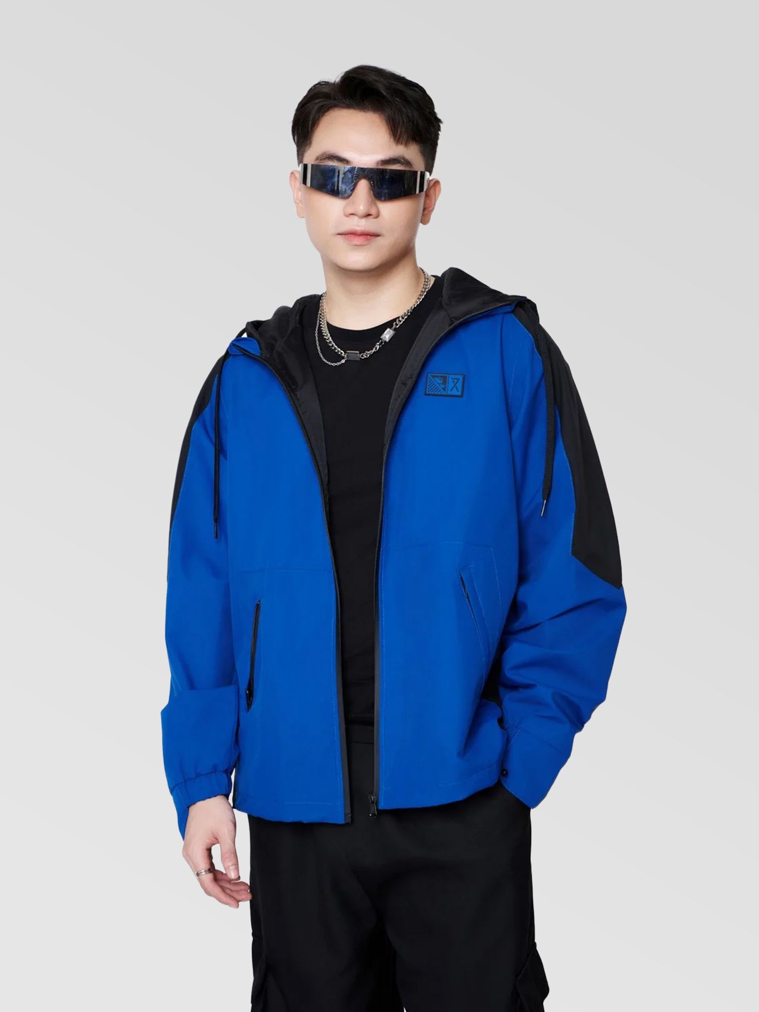  Áo Khoác Nam Dù Trượt Nước Phối Màu MOP 1048 