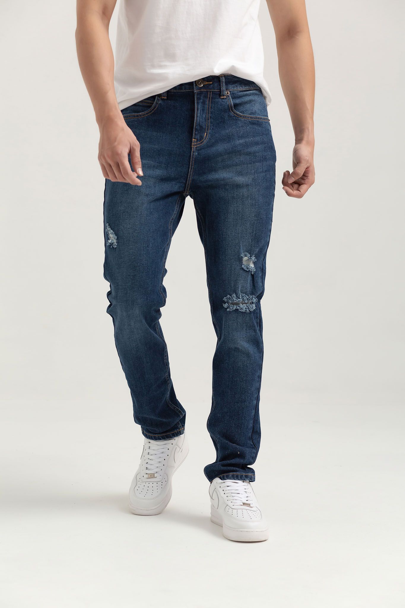  Quần Dài Nam Jeans Slim Fit Co Giãn MJE 1017 