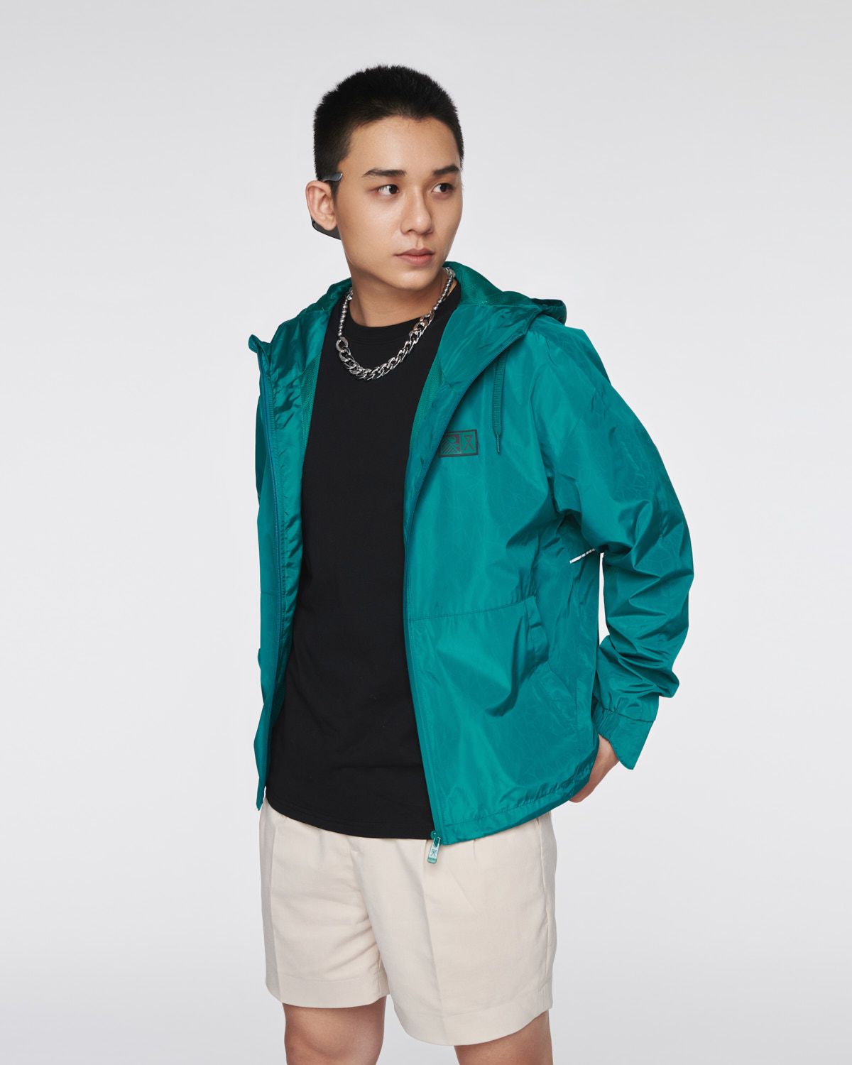  Áo Khoác Nam Dù Trượt Nước Emboss Hoa Văn MOP 1038 