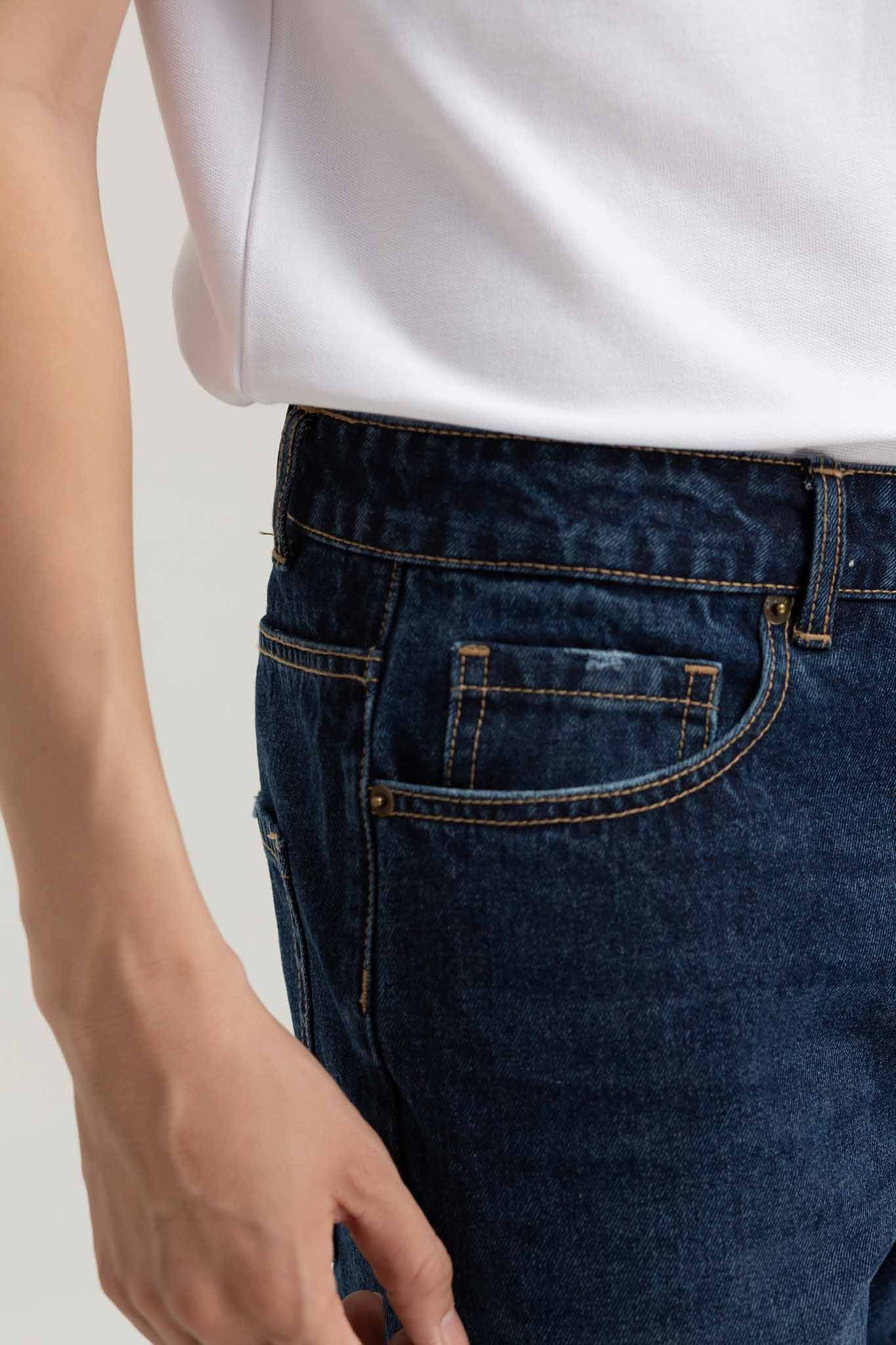 Quần Dài Nam Jeans Regular Wash  MJE 1015 - 