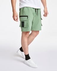 Quần Short Dù Nam Túi Hộp Regular Fit MSR 1029