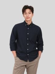 Áo Sơ Mi Nam Dài Tay Trơn Oxford MSH 1021