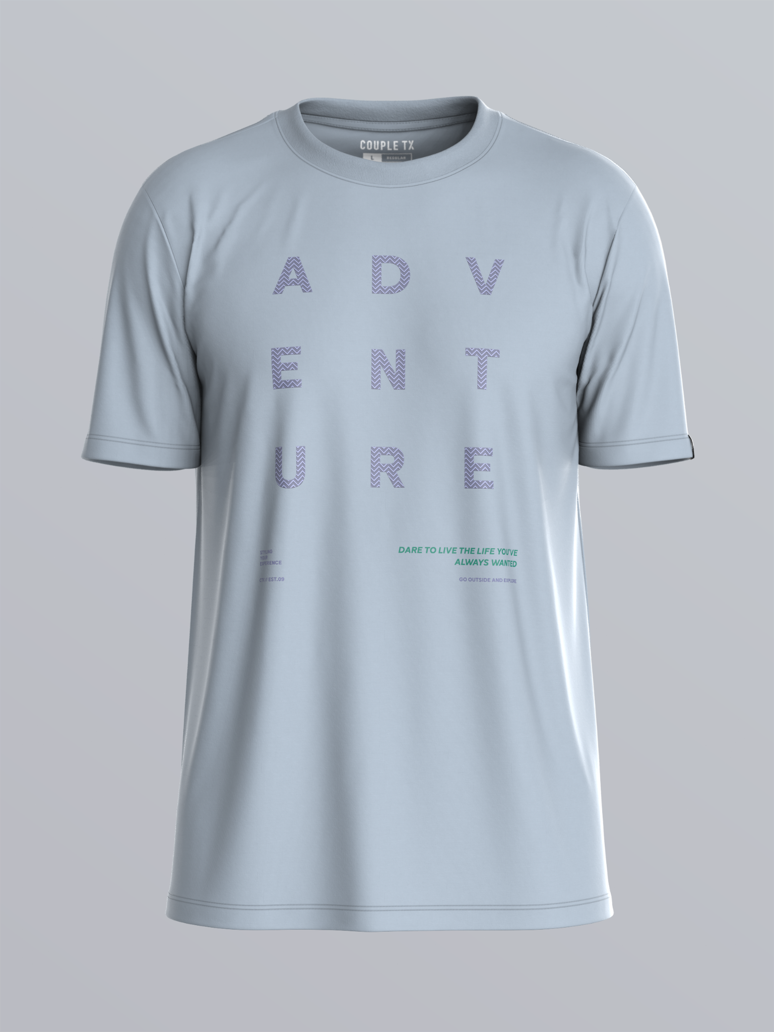  Áo Thun Nam Typo Adventure Map MTS 1374 