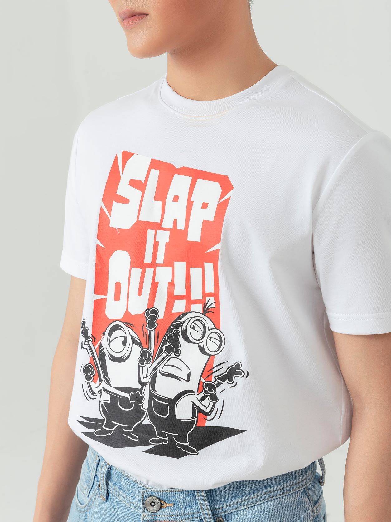 Áo Thun Nam Minions In Graphic Slap It Out MTS 1133 - 