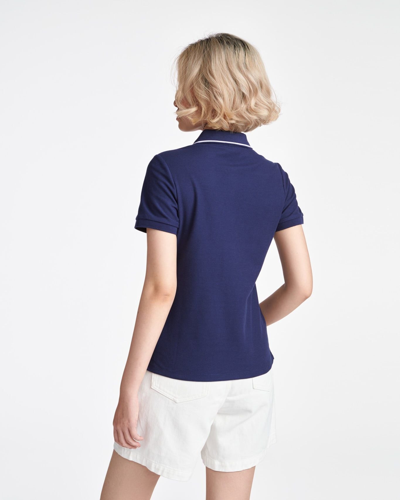  Áo Polo Nữ Pique Mắt Bo Kiểu Slim Fit WPO 2032 