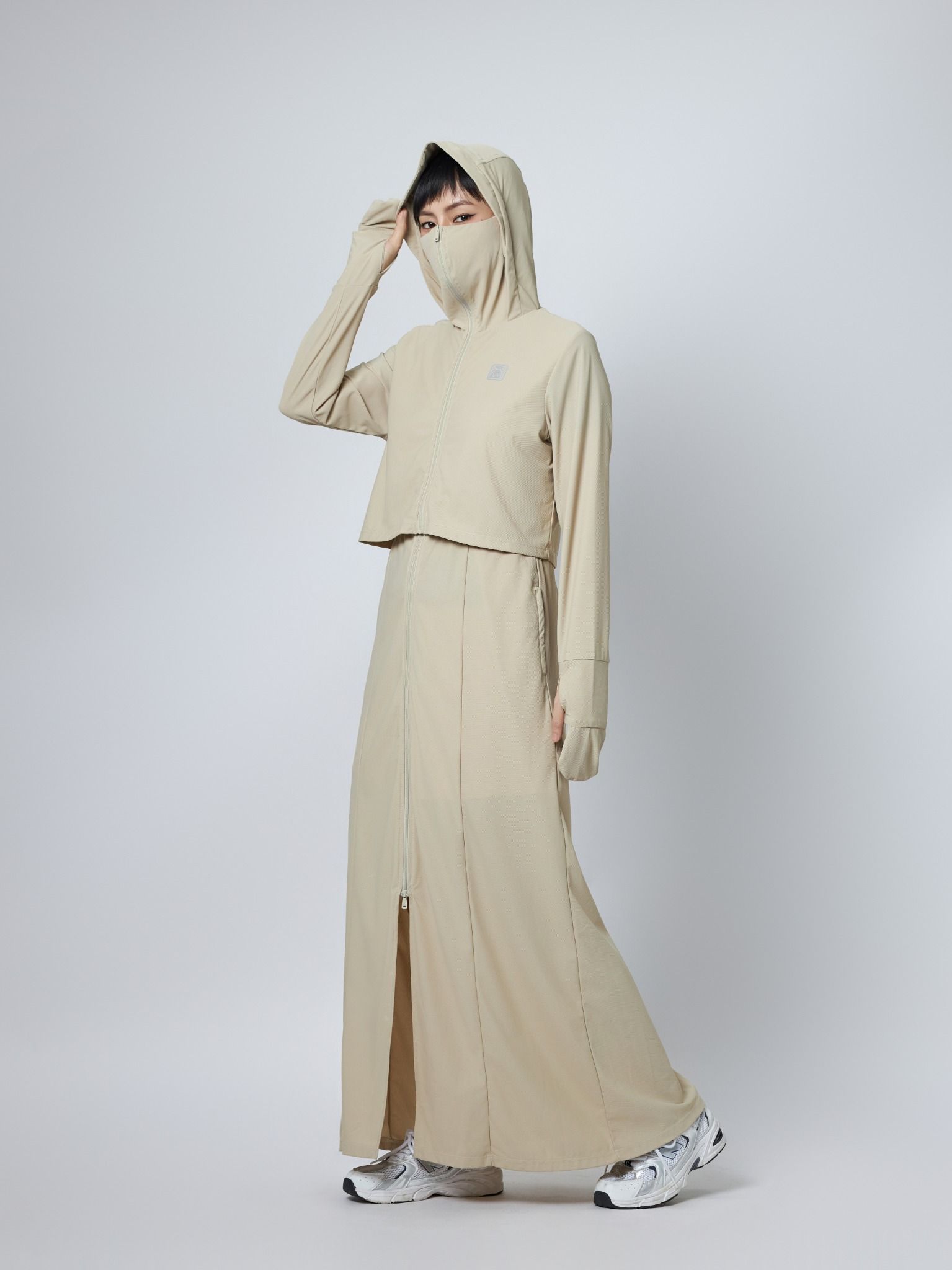  Áo Khoác Nữ UV Ninja Miss Sunshine Dáng Dài Đa Năng WOK 2057 