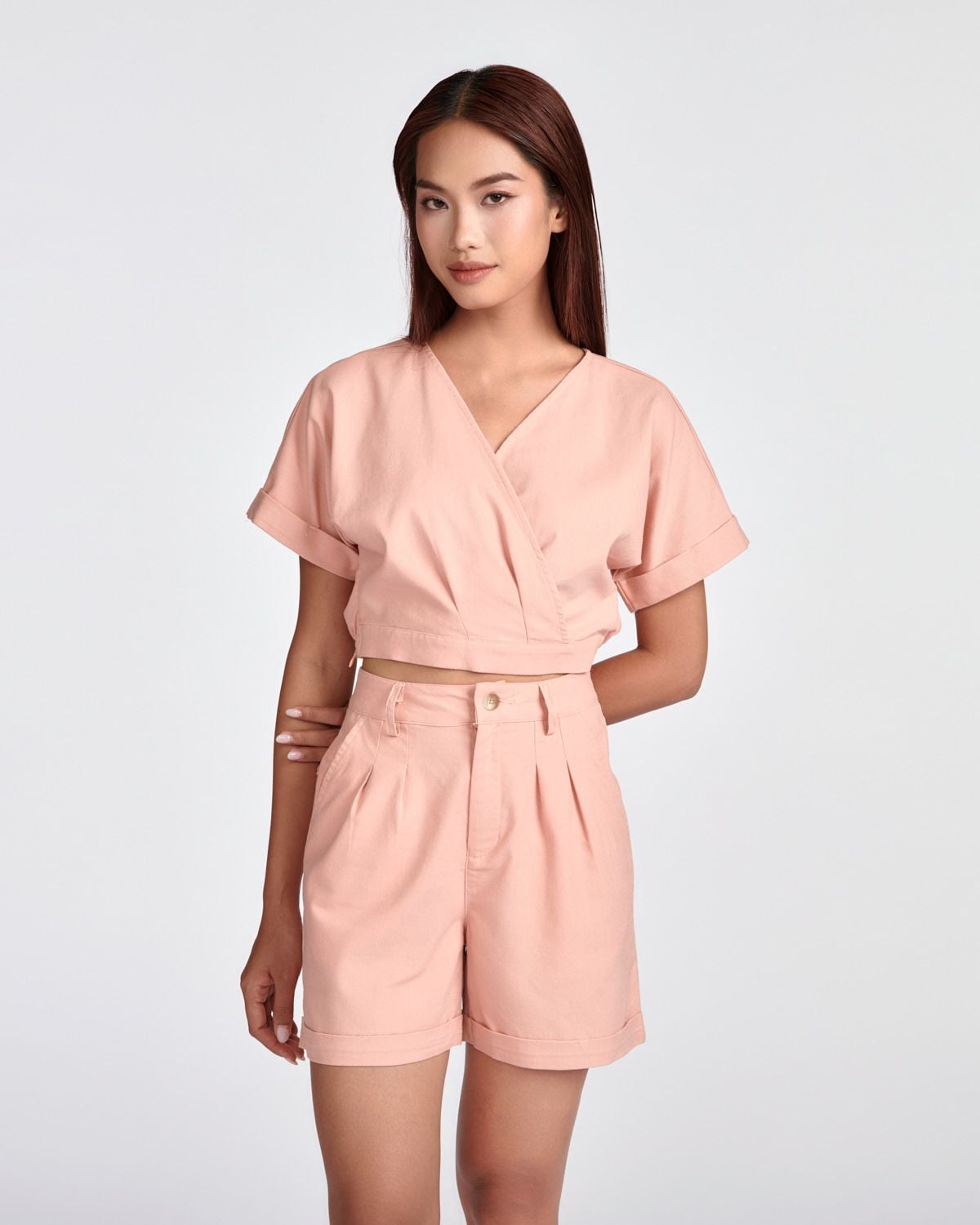  Áo Kiểu Nữ Tay Liền Eo Thun WBL 2028 