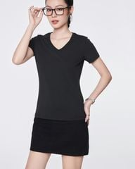 Áo Thun Nữ Cổ Tim Slim Basic WTS 2326