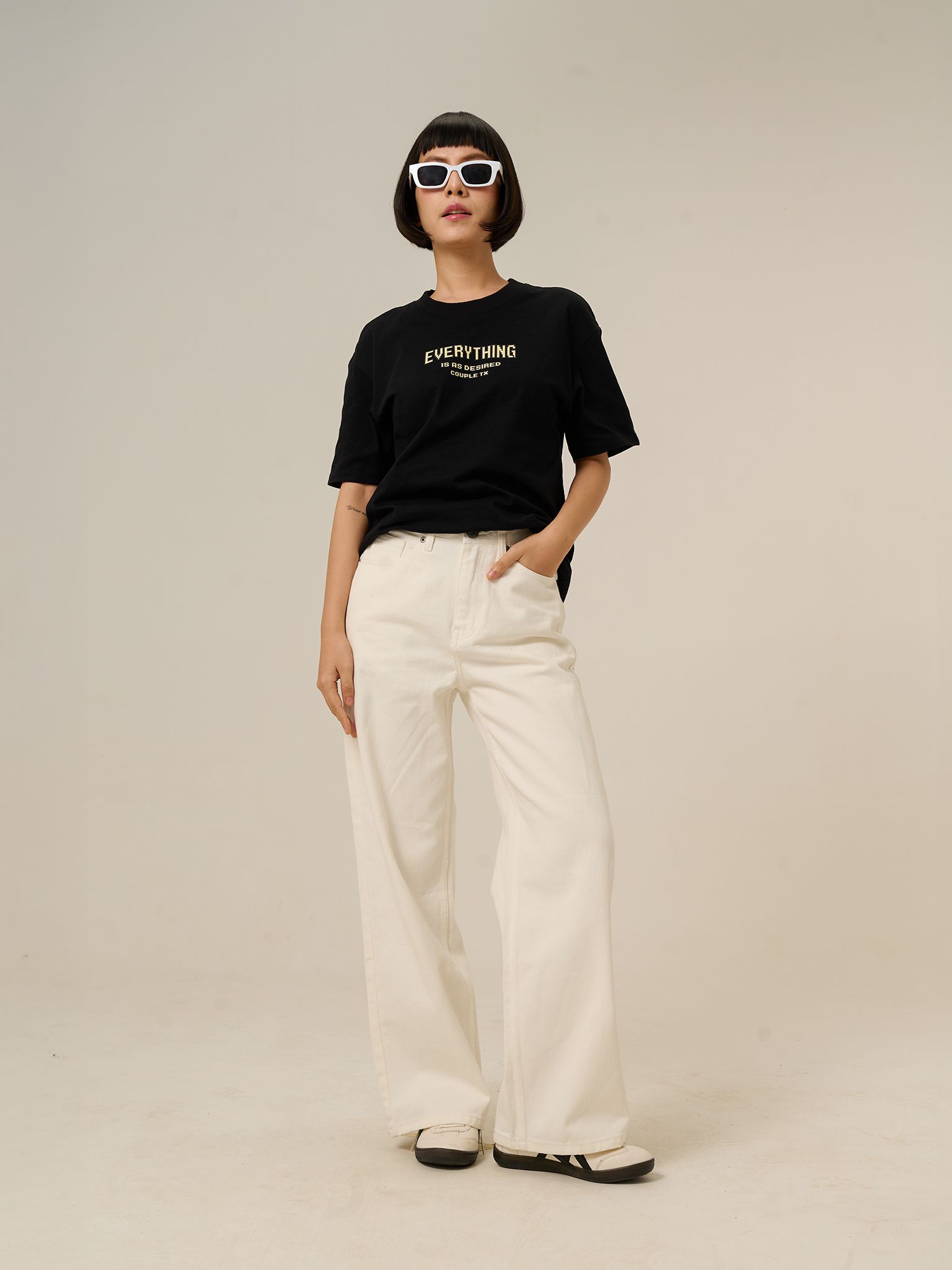  Quần Dài Nữ Culotte Kaki Basic WPA 2011 