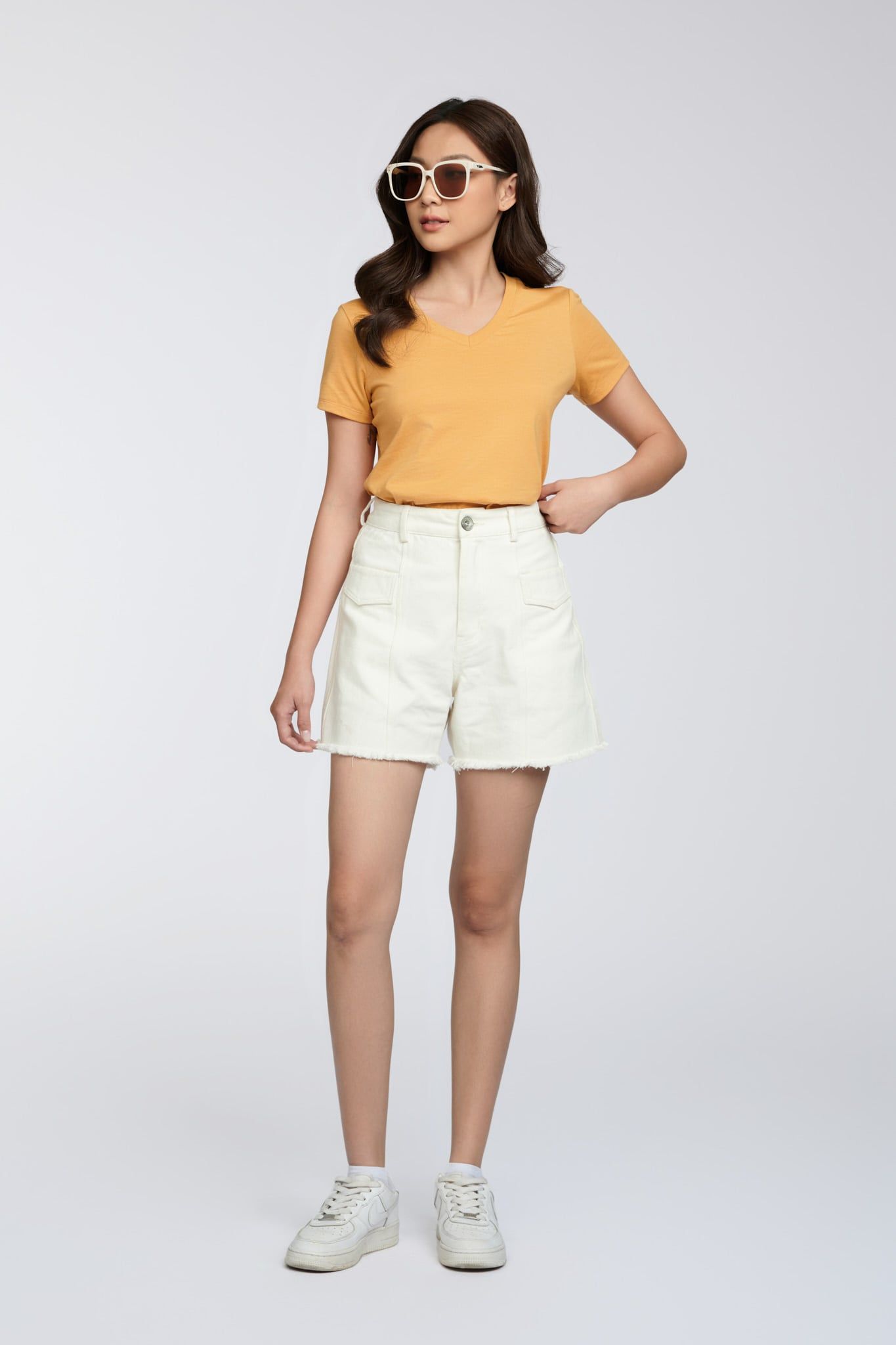  Quần Short Nữ Kaki Wash Tưa Lai WSR 2020 