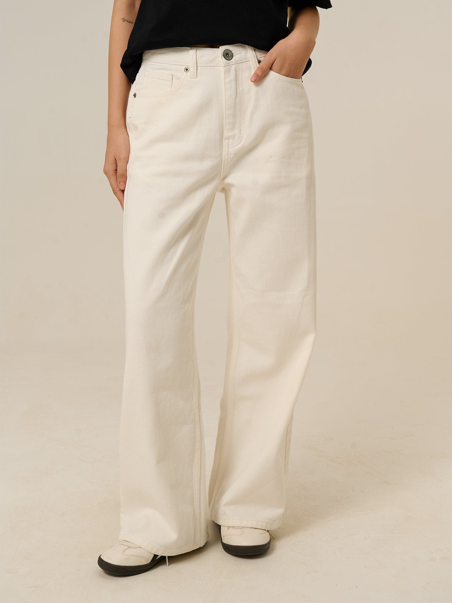  Quần Dài Nữ Culotte Kaki Basic WPA 2011 