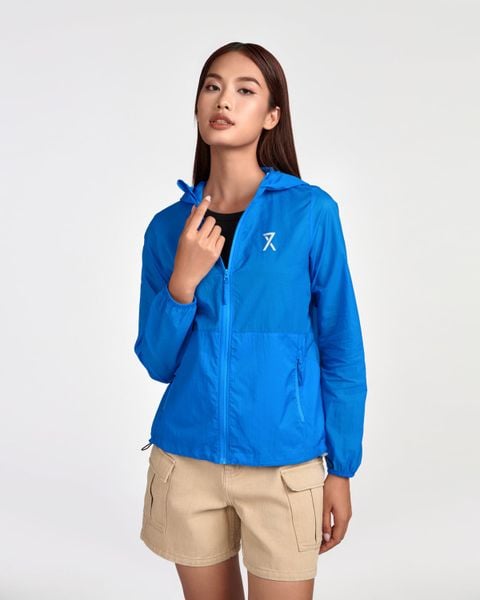  Áo Khoác Nữ Dù Mỏng Regular Fit Pocketable UltraLight WOP 2036 