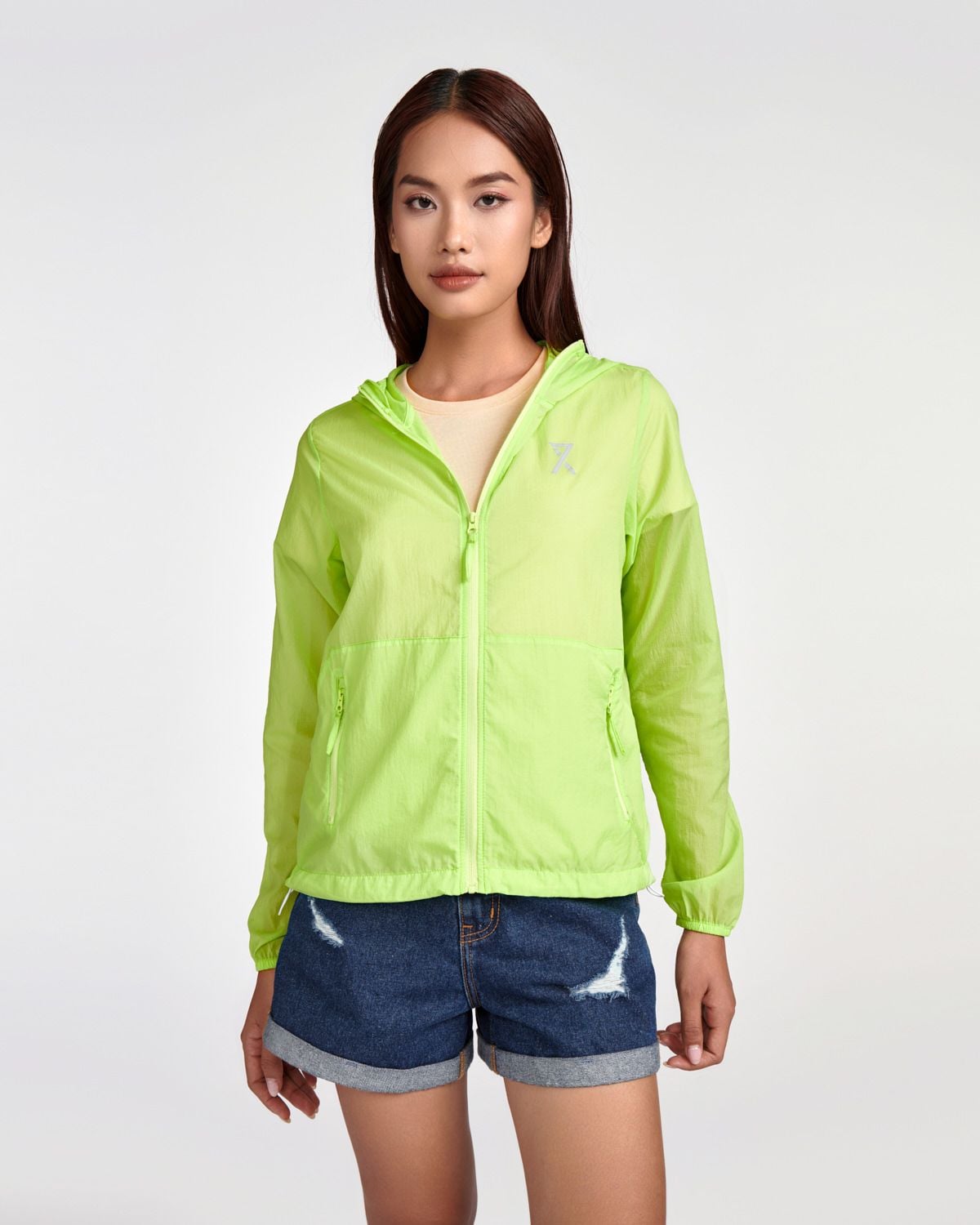  Áo Khoác Nữ Dù Mỏng Regular Fit Pocketable UltraLight WOP 2036 