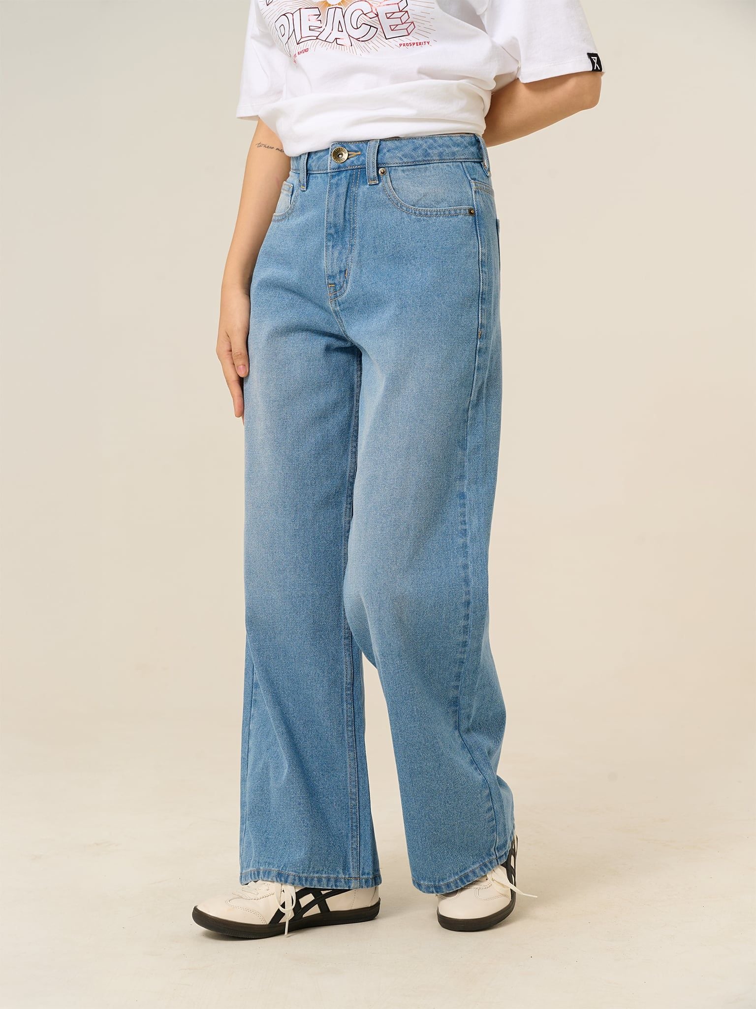  Quần Jean Nữ Culotte Basic WJE 2028 