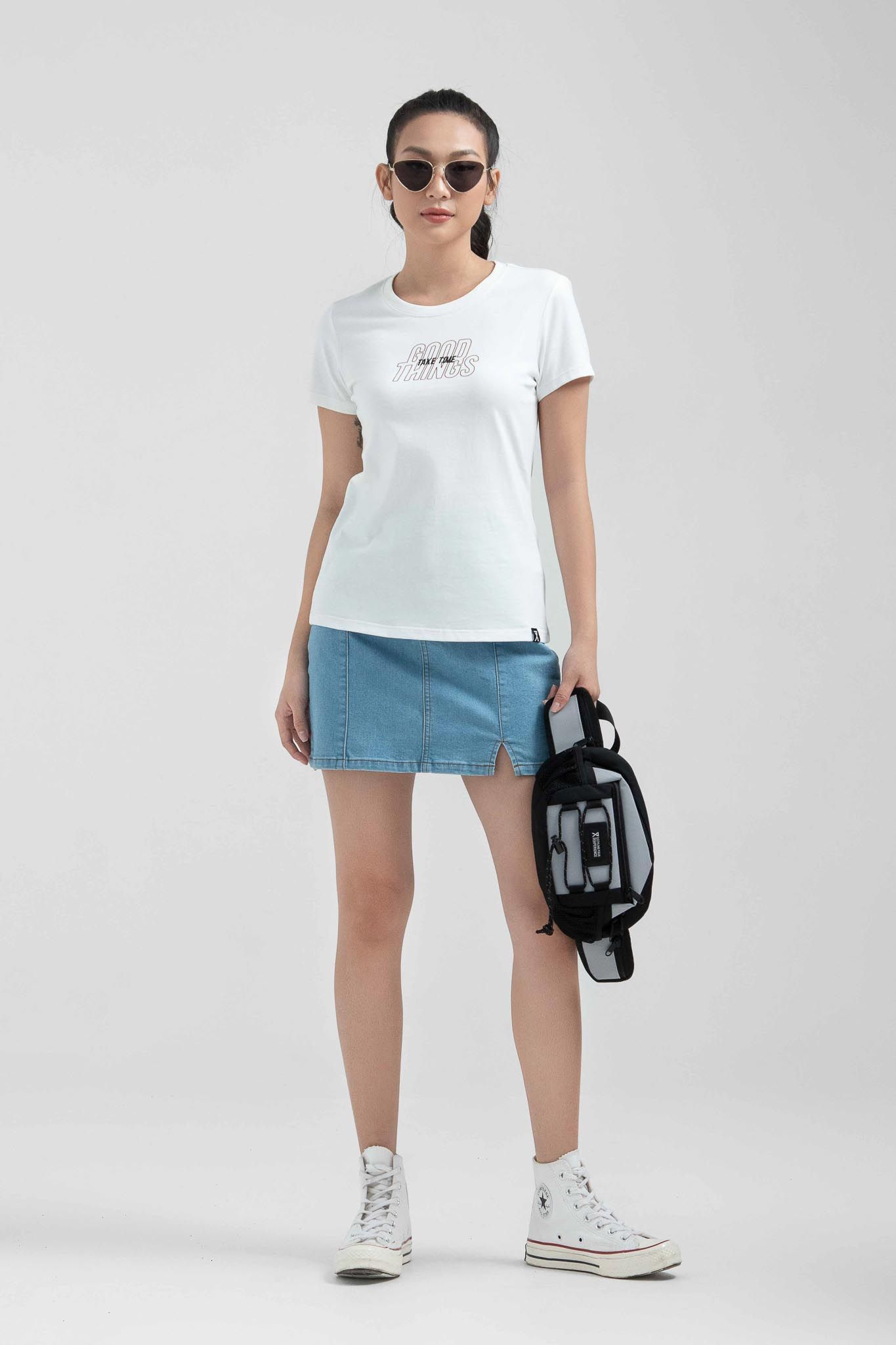  Váy Nữ Jeans Mini Xẻ Lai WSK 2015 