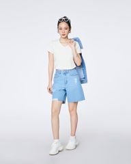 Quần Short Nữ Bermuda Wash Rách WSR 2036