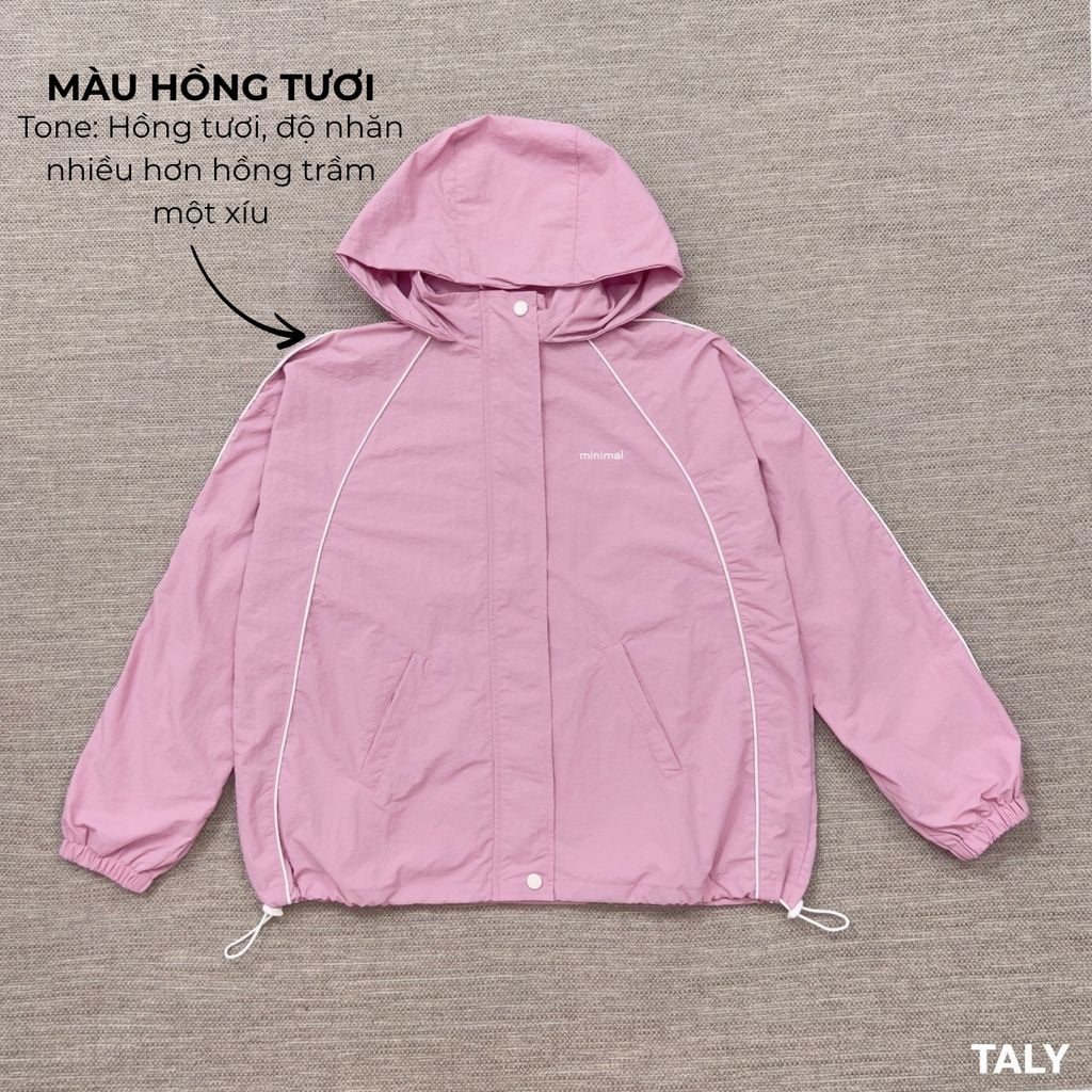 Áo khoác dù 2 lớp Fleur