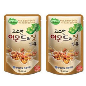 1596. Sữa túi Yonsei Milk mix  Almond & Pinenut Pouch 195 ml