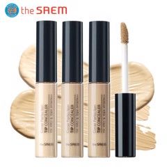 021. Kem che khuyết điểm The Saem Cover Perfection TIP Concealer - Contuor Beige