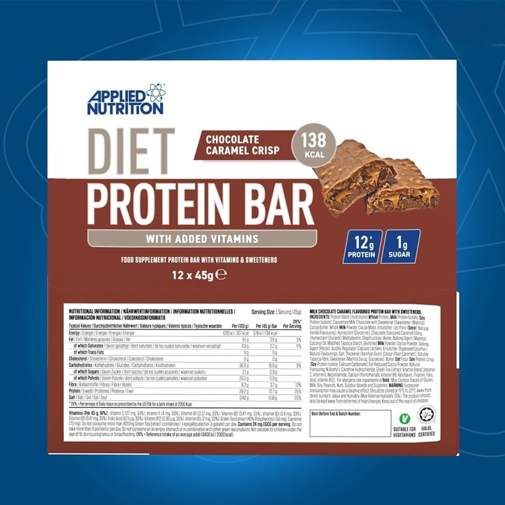 Bánh Ăn Kiêng Applied Nutrition Diet Protein Bar 45g