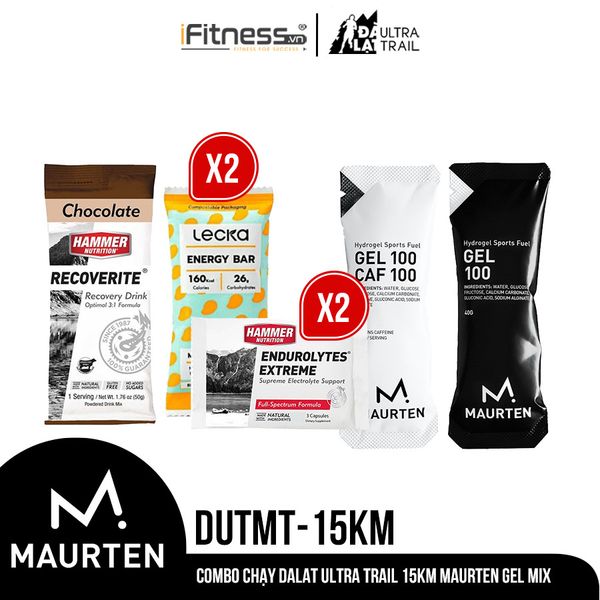 Combo Chay Dalat Ultra Trail 15Km Maurten Gel mix