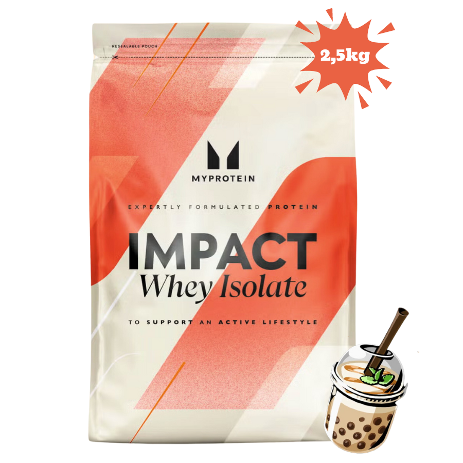 Sữa Tăng Cơ MyProtein Impact Whey Isolate 2.5kg 10 mùi