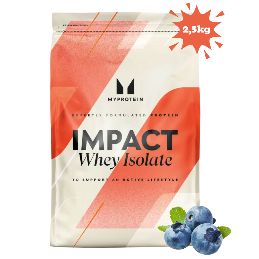 Sữa Tăng Cơ MyProtein Impact Whey Isolate 2.5kg 10 mùi