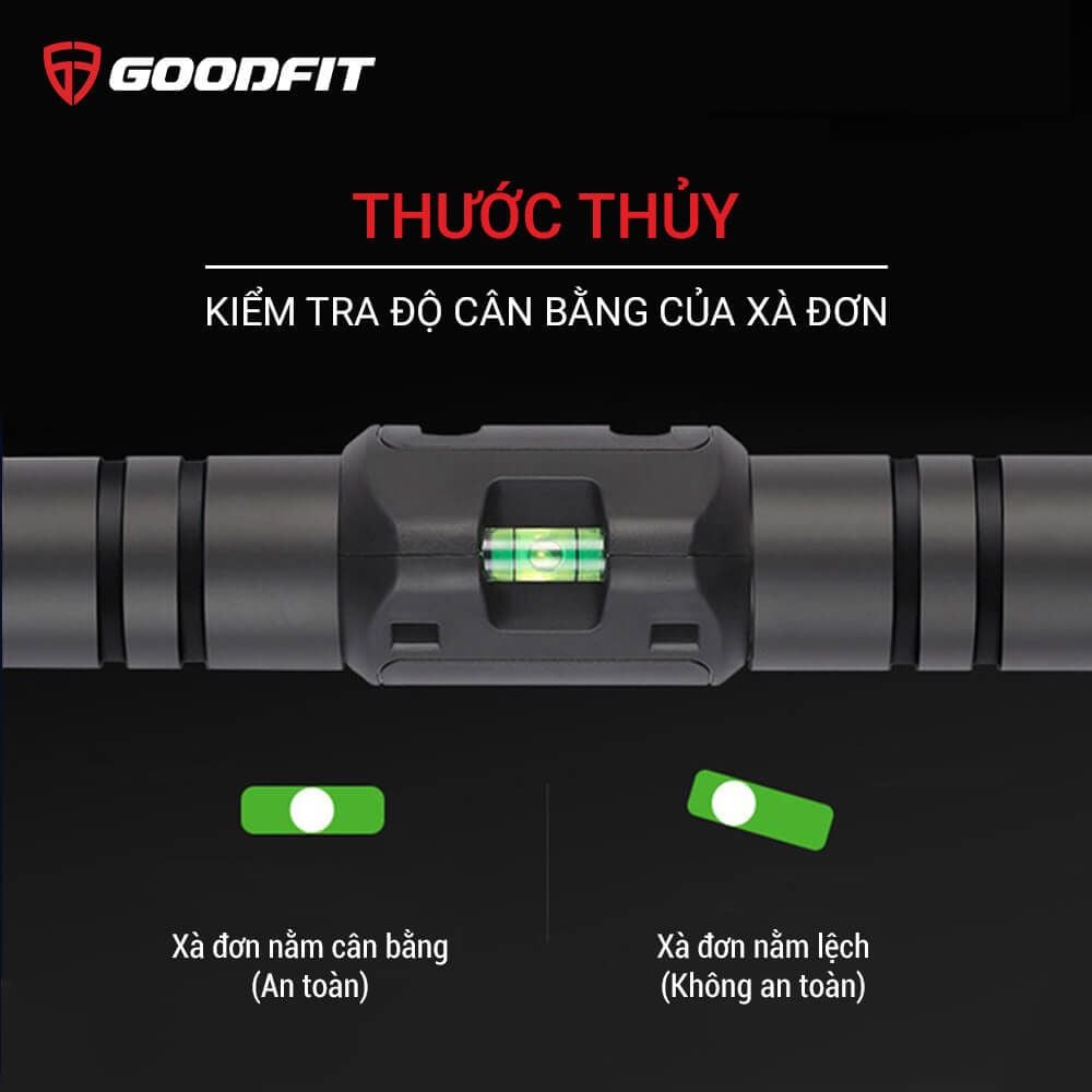 Xà đơn gắn cửa, treo tường chính hãng Goodfit GF201PU